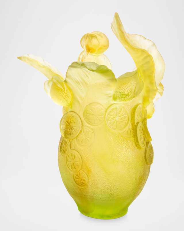 Citrus Magnum Crystal Vase - 20"